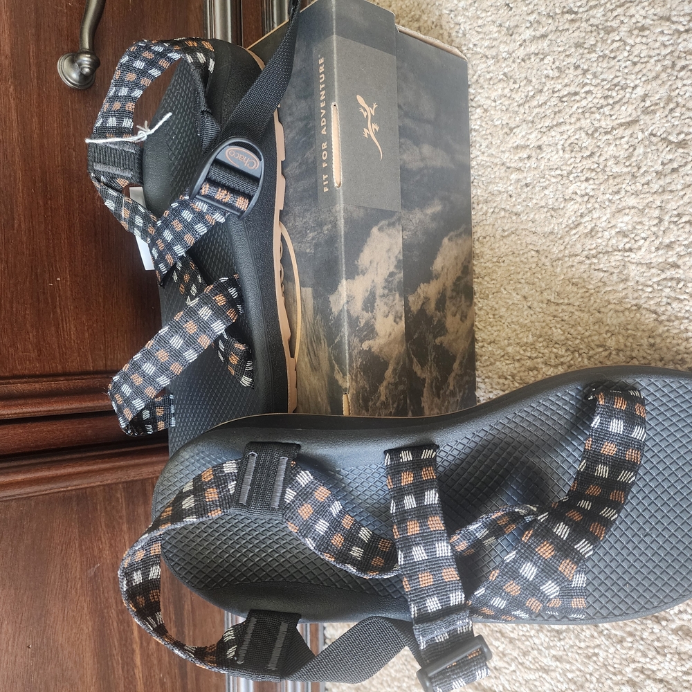 Chaco Men's Black and Brown Z-cloud Shoes Sandals In Box New - Picture 3 of 3